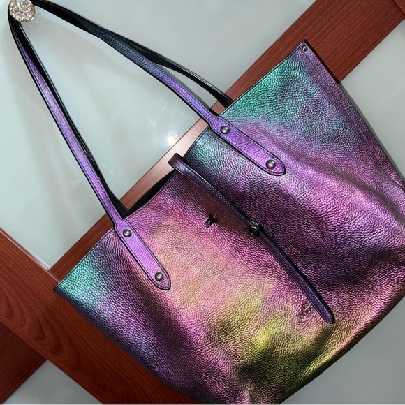 coach iridescent tote/RARE - Picture 2 of 7